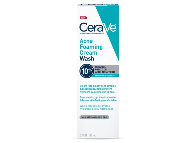 CeraVe Acne Foaming Cream Wash, 5 fl oz (150 mL)