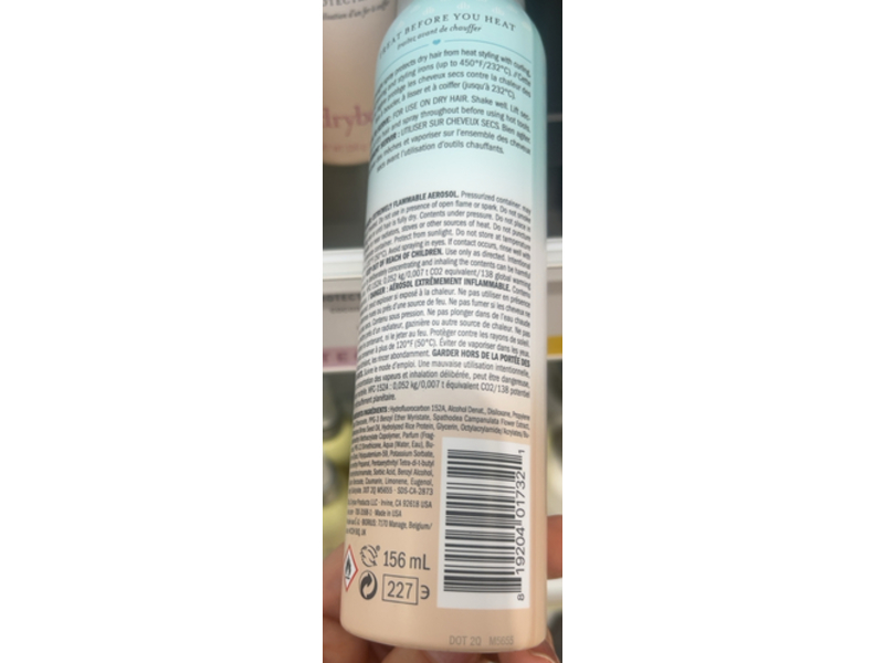 Drybar Hot Toddy Heat Protectant Mist, Coconut Colada, 4.6 oz