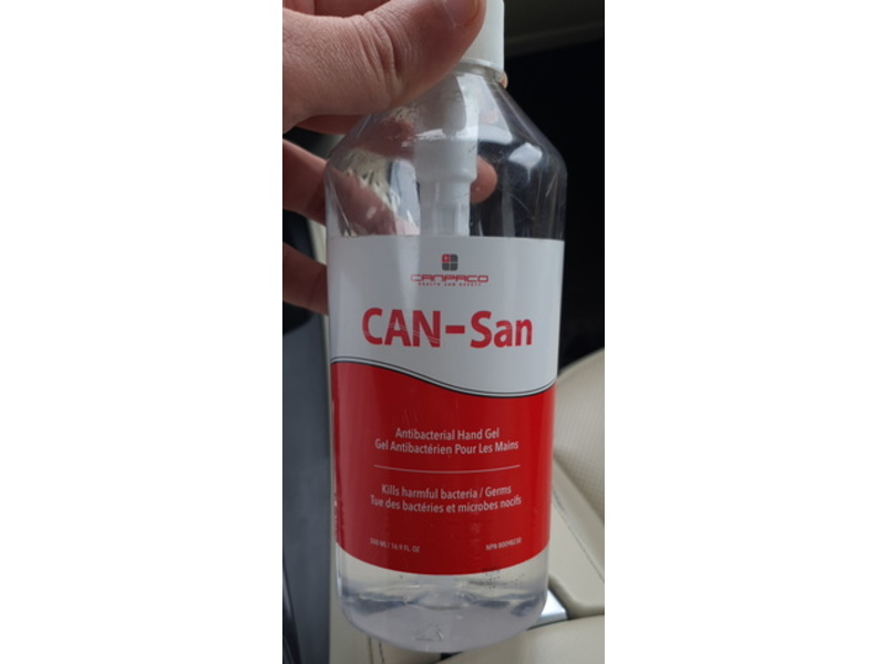 Canpaco Can San Anti Bacterial Hand Gel, 16.9 fl oz/500 mL