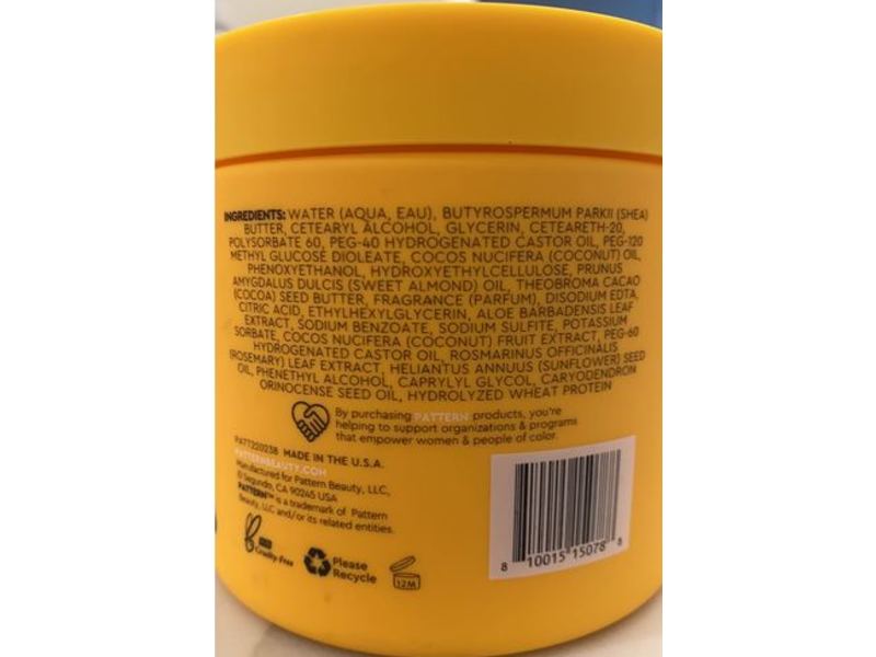 Pattern Beauty Rich Moisture & Definition Cream, Styling, 15 fl oz/443.6 mL