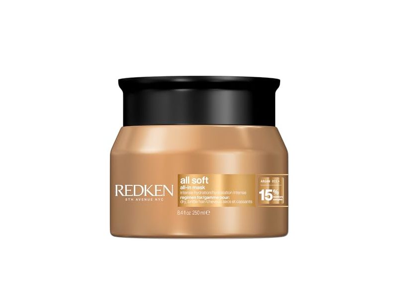 Redken All Soft All-In Mask, 8.4 fl oz/250 mL