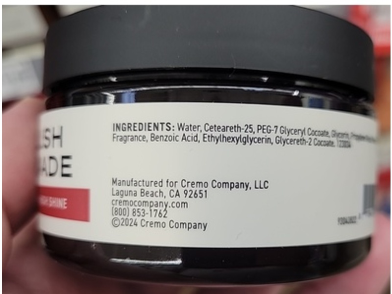 Cremo Heritage Polish Pomade, 3.4 oz/96 g
