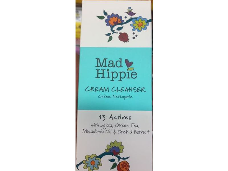 Mad Hippie Cream Cleanser, Jojoba, Green Tea, Macadamia Oil And Orchid Extract, 4 fl oz/108 mL