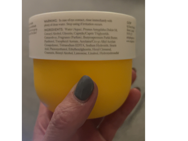 Glow Body Butter, Vanilla Almond & Salted Caramel, 8.45 fl oz/250 mL