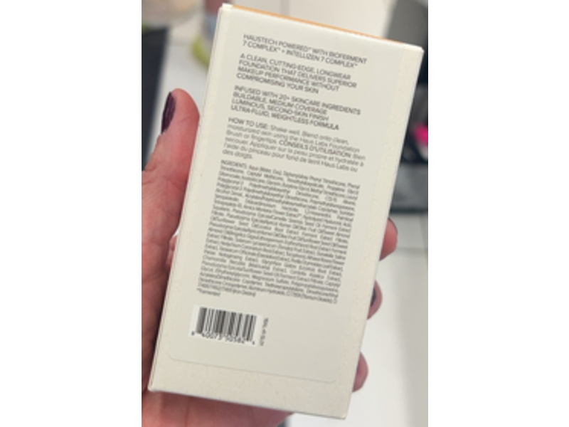 Haus Labs By Lady Gaga Triclone Skin Tech Foundation, 130 Light Warm, 1 oz/30 mL