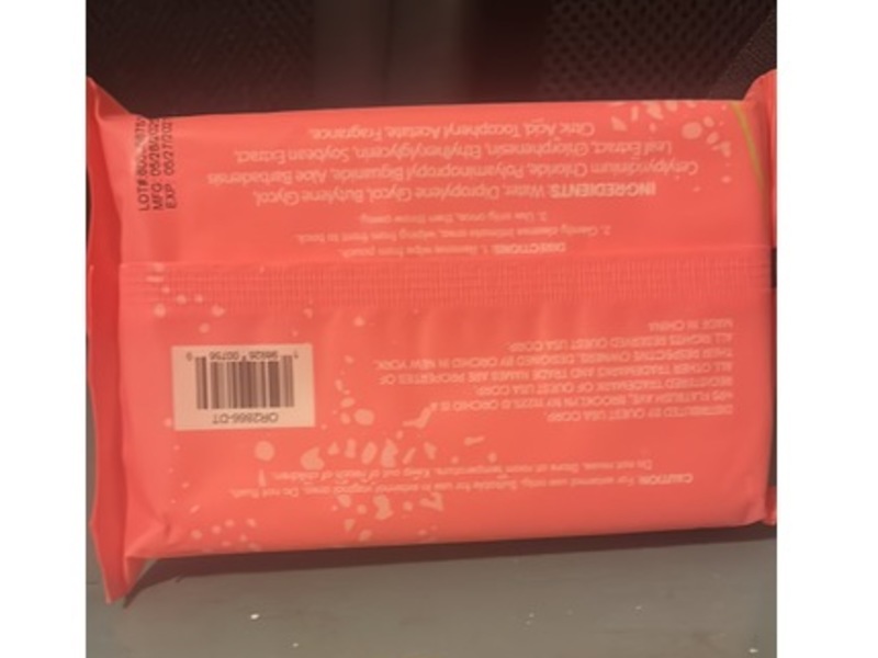 Orchid Feminine Wipes, Strawberry, 40 Count