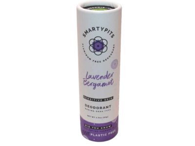 Smartypits Sensitive Skin Deodorant, Lavender Bergamot, 2.9 oz/82 g
