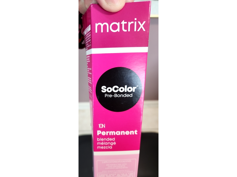 Matrix Socolor Pre-Bonded Permanent Hair Color, 10N, 3 oz