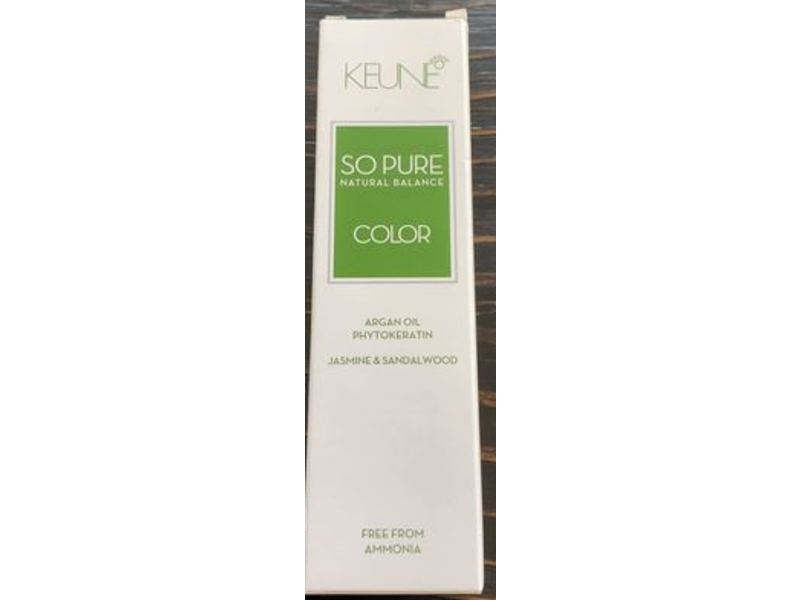 Keune So Pure Color, Jasmine & Sandalwood, Ammonia Free, 6.1 Dark Ash Blonde, 2 fl oz/60 mL