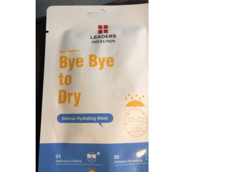 Leaders Insolution Intense Hydrating Mask, Daily Wonders, 0.84 fl oz/25 mL