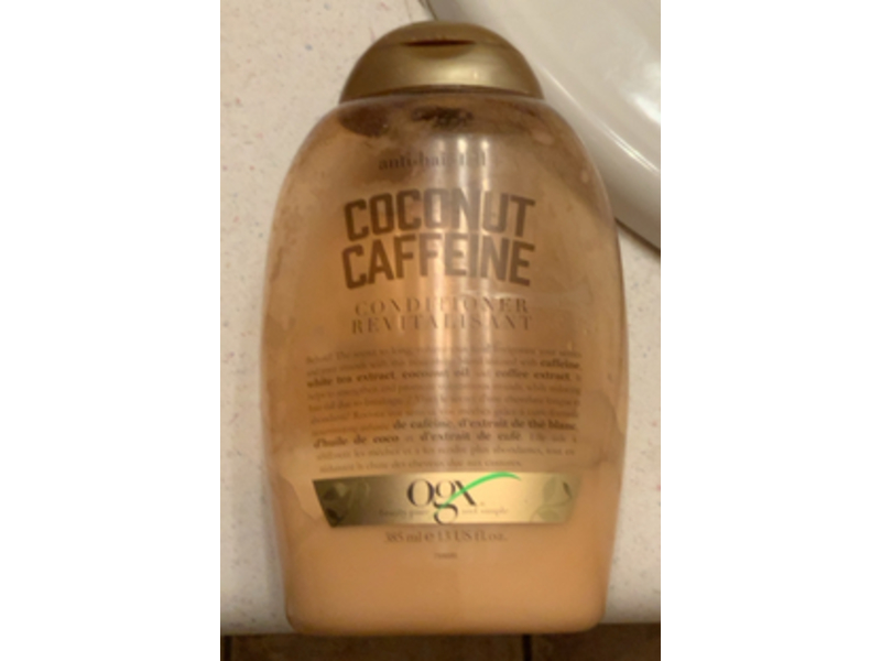 Ogx Strengthening Conditioner, Coconut Caffeine, 13 fl oz/385 mL