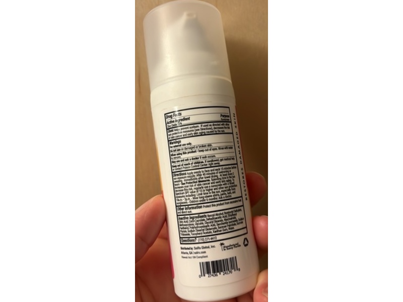 SolRX Pure Mineral Daily Facial Sunscreen, SPF 50+, Zinc Oxide & Niacinamide,1.7 oz/50 mL