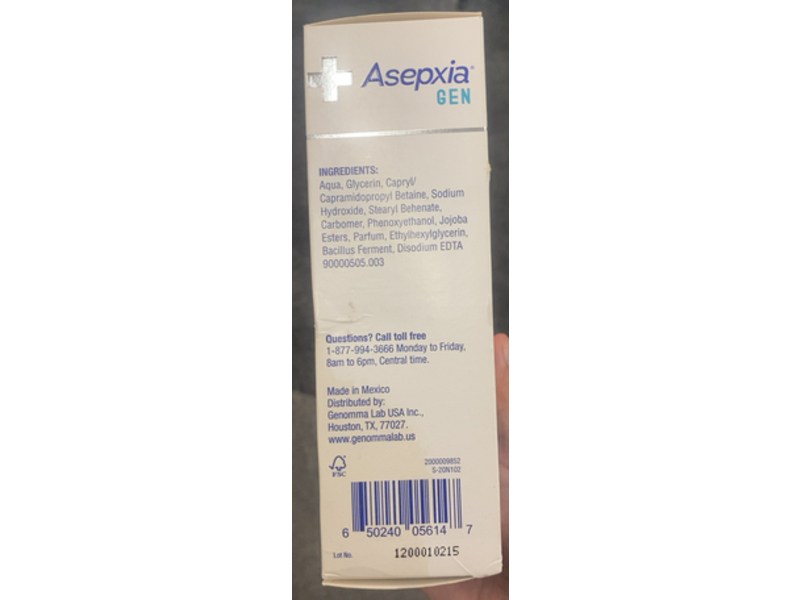 Asepxia Gen Scrub Exfoliating Gel, 3.5 oz/99 g