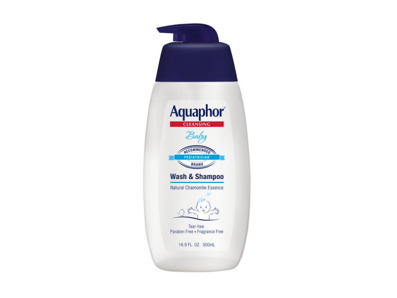Aquaphor Cleansing Baby Wash & Shampoo, Chamomile Essence, 16.9 fl oz/500 mL