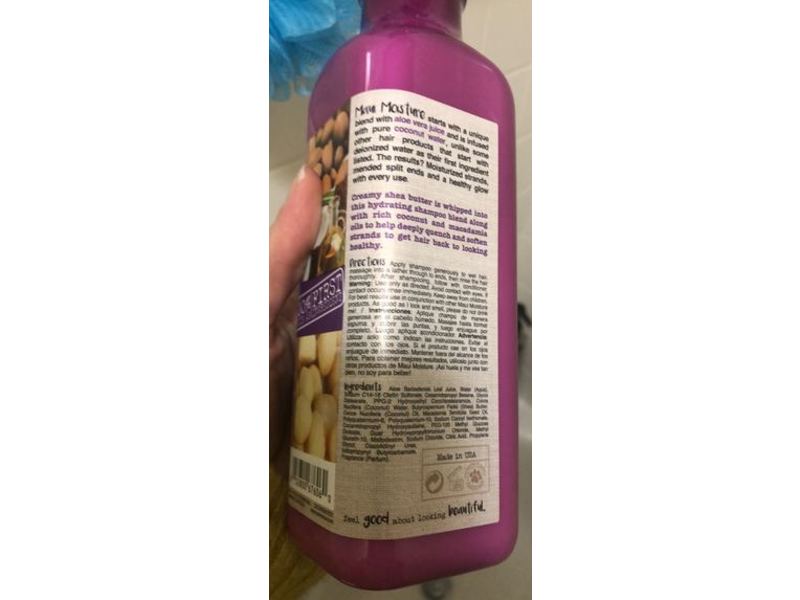 Maui Moisture Heal & Hydrate + Shea Butter Shampoo, Dry, Damaged Hair, 19.5 fl oz/577 mL