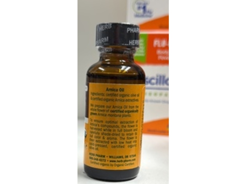 Herb Pharm Organic Arnica Oil,1 fl oz/30 mL