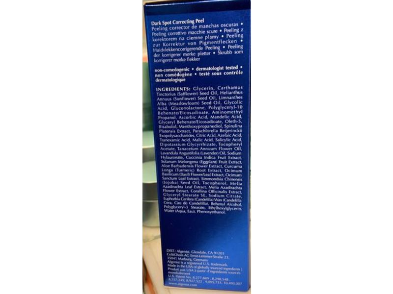 Algenist Blue Algae Vitamin C Dark Spot Correcting Peel, 1.5 fl oz/45 mL