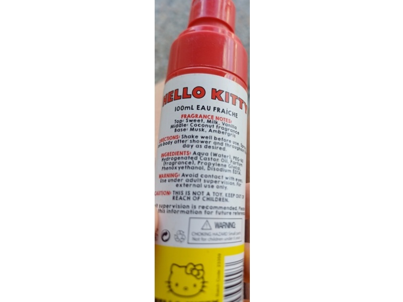Hello Kitty Eau Fraiche, Very Vanilla Splice, 100 mL