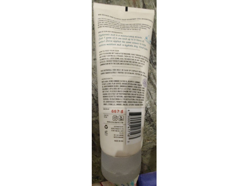 Curlsmith Weightless Air Dry Cream, 8 fl oz/250 mL