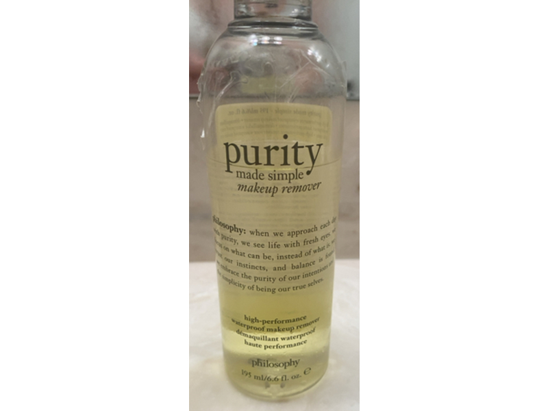 Philosophy Purity Made Simple Makeup Remover, 6.6 fl oz/195 mL
