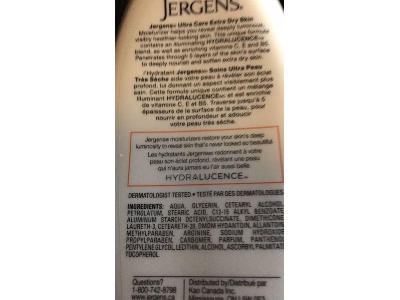 Jergens Ultra Care Moisturizer, 365 mL