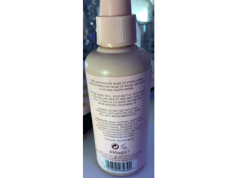 Make Up Gallery Matte 2 in 1 Primer & Fix Spray, 100 mL