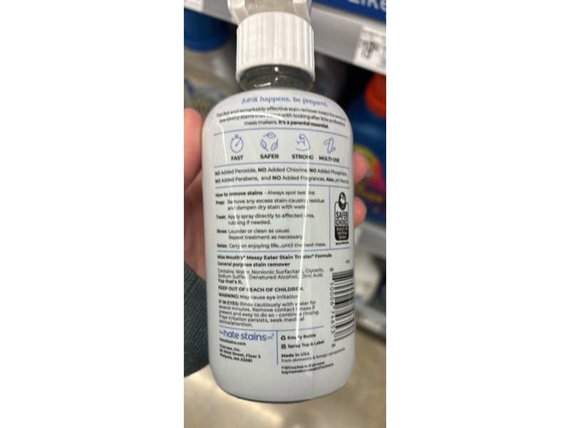 The Hate Stains Co Miss Mouth's Stain Treater, 12 fl oz/355 mL