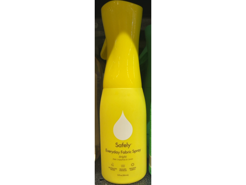 Safely Everyday Fabric Spray, Pink Grapefruit & Cassis, 12 fl oz/354 mL