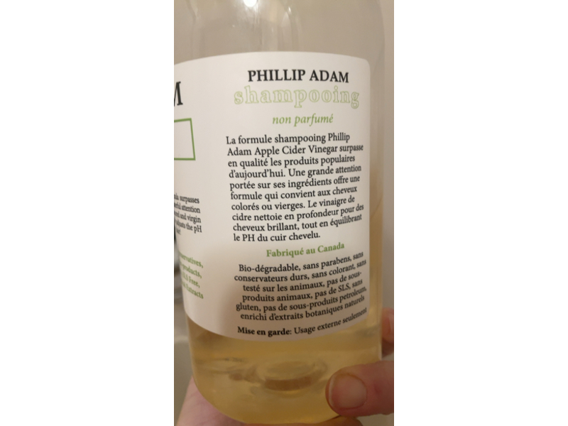 Phillip Adam Fragrance Free Shampoo, 33.8 fl oz/1 L