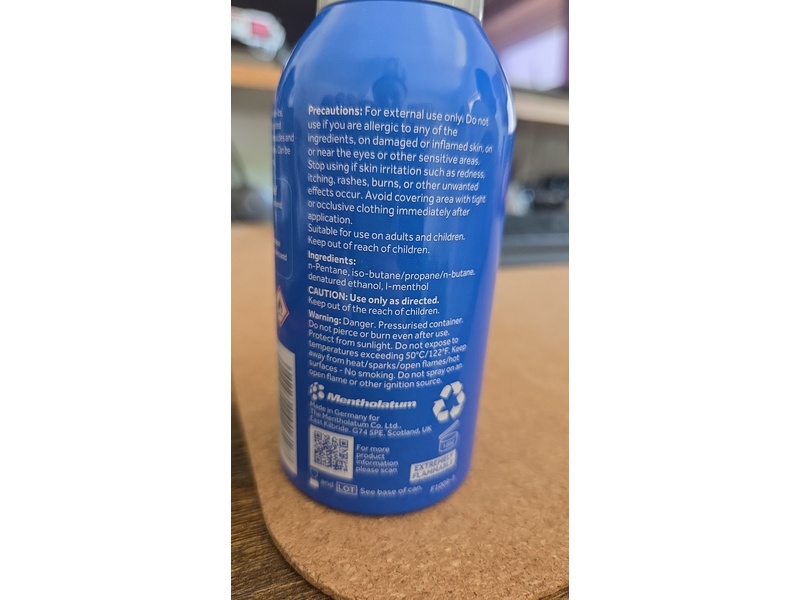 Metholatum Deep Freeze Cold Spray, 150 mL