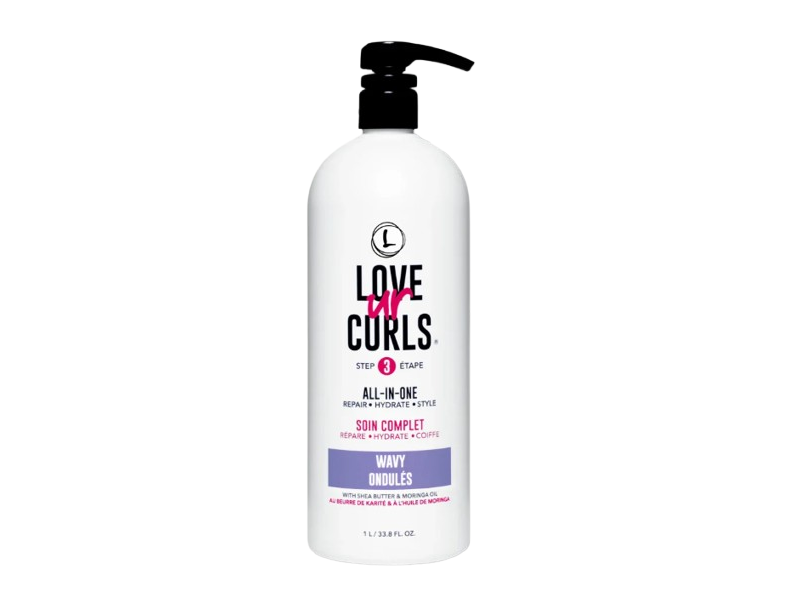 Love Ur Curls Step 3 All-In-One Styler, Wavy, 33.8 fl oz/1 L
