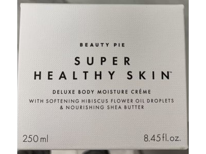 Beauty Pie Super Healthy Skin Deluxe Body Moisture Creme, Softening Hibiscus Flower Oil Droplets & Nourishing Shea Butter, 8.45 fl oz/250 mL