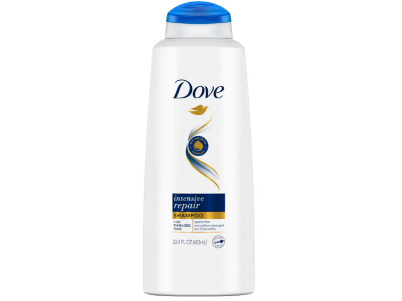 Dove Nutritive Solutions Intensive Repair Shampoo, Damaged Hair, 20.4 fl oz/603 mL, Pack Of 4