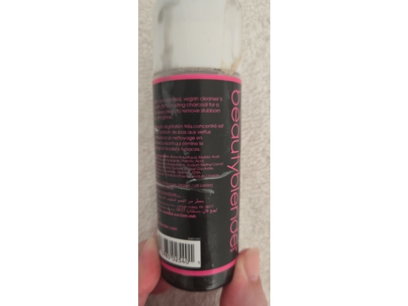 Beautyblender Blendercleanser Unscented Sponge & Brush Cleanser, Liquid Charcoal, 3 fl oz/90 mL