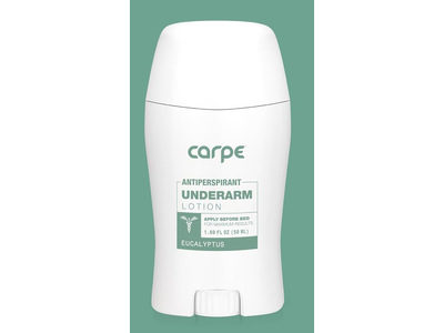 Carpe Underarm Antiperspirant Lotion, Eucalyptus, 1.69 fl oz/50 mL