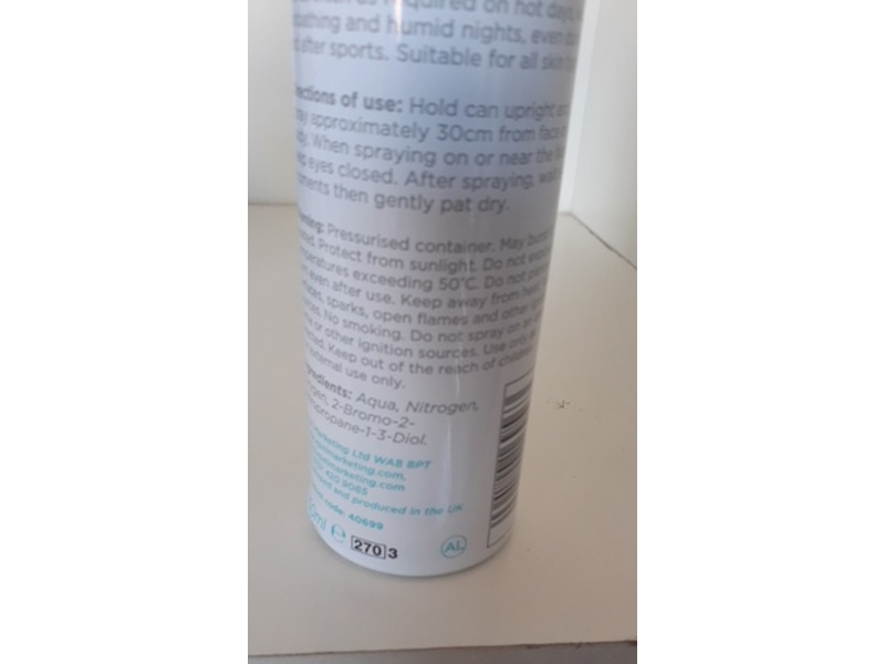 Xpel Body Care Instant Cooling Mist, 150 mL, Pack Of 6