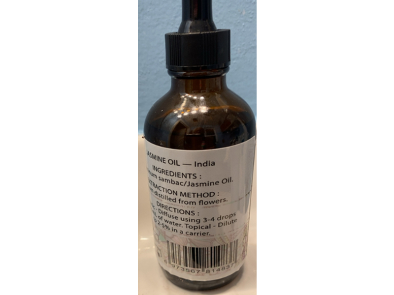 Evoke Occu Premium Essential Oil, Jasmine Oil, 4 fl oz/118 mL