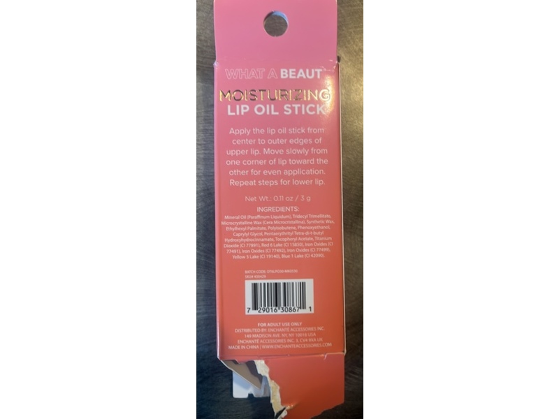 What A Beaut Moisturizing Lip Oil Stick, 0.11 oz/3 g