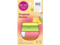eos Tropical Chiller Lip Balm Variety Pack, Pineapple Passionfruit, Sparkling Lime, Mango Melonade, Peach Yuzu, 0.14 oz/4 g - thumbnail 1