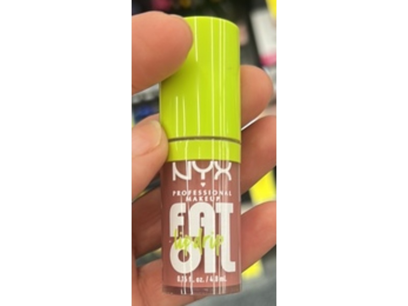 NYX Professional Makeup Fat Oil Lip Drip, Chillin Like A Villain, 0.15 fl oz/4.8 mL