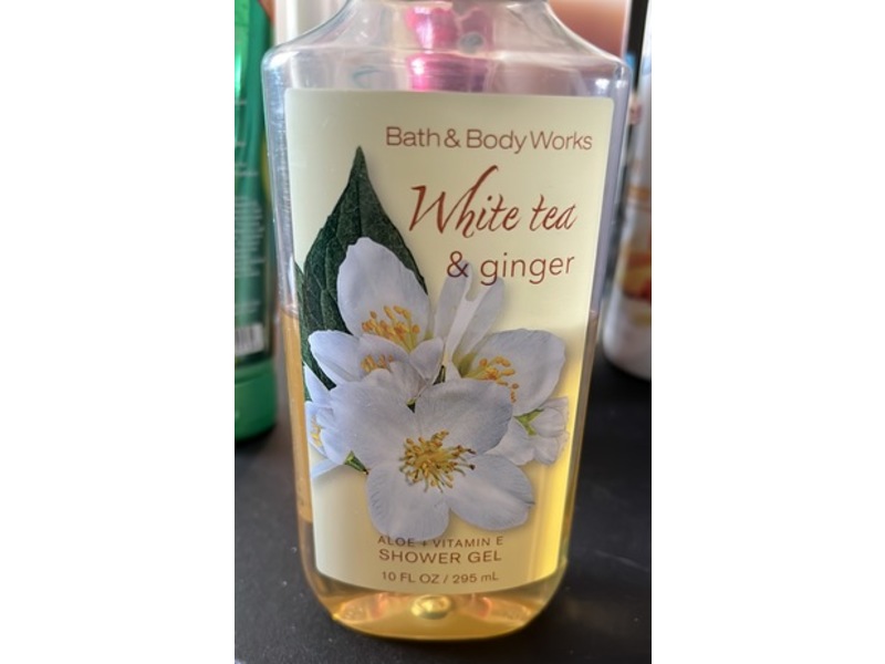 Bath & Body Works Shower Gel, White Tea & Ginger, 10 fl oz/295 mL