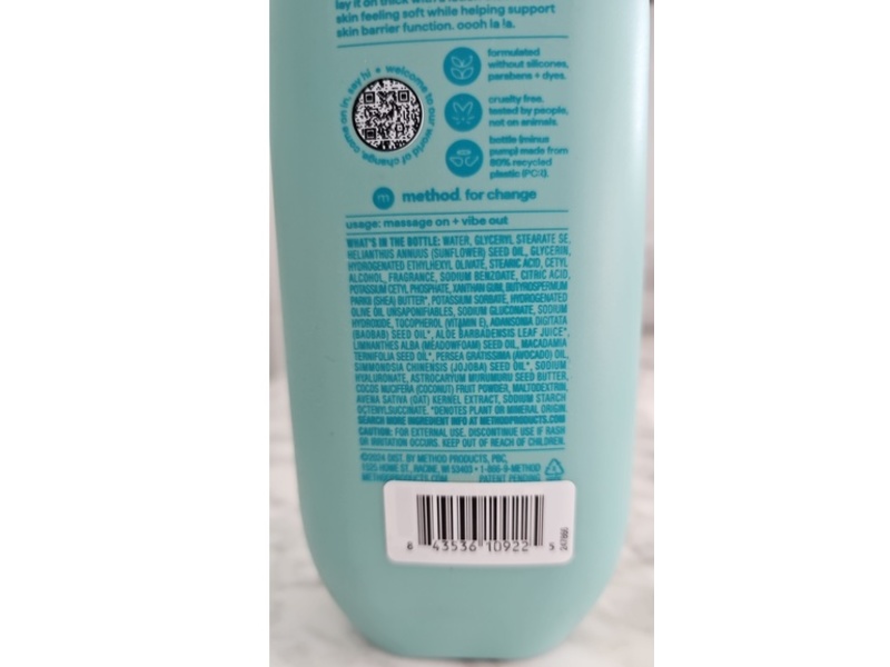 Method Body Lotion, Coco Twist, 14 fl oz/414 mL