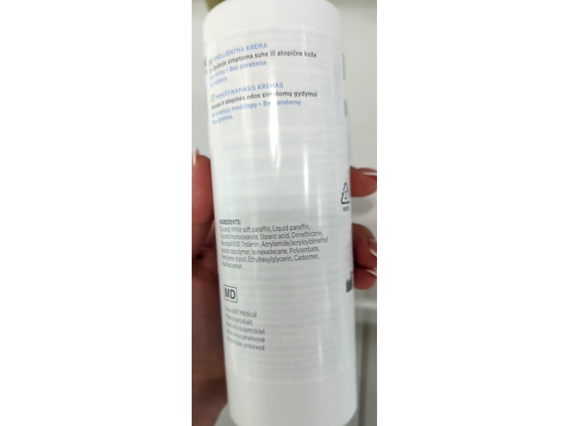 Dexeryl Creme Emolliente, Pflegecreme, Verzachtende Creme, 500 g