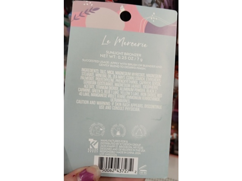 Le Mercerie Sunlight Bronzer, 0.25 0z/7 g