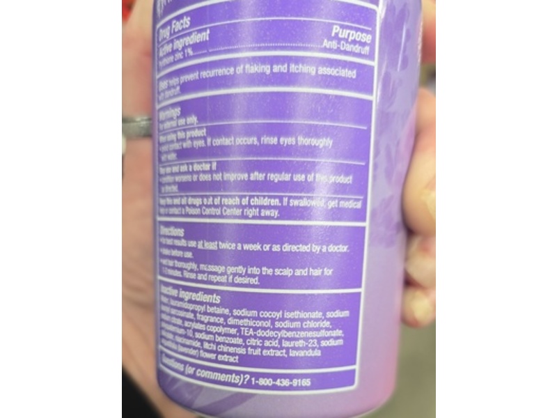 Mielle Scalp Moisturizing Dandruff Shampoo, Lavender & Lychee, 12 fl oz/355 mL