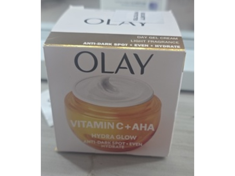 Olay Hydra Glow Day Gel Cream, Vitamin C + Aha, 50 mL