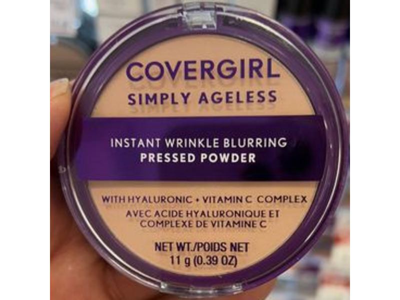Covergirl Simply Ageless Instant Wrinkle Blurring Pressed Powder, Classic Ivory, 0.39 oz/11 g