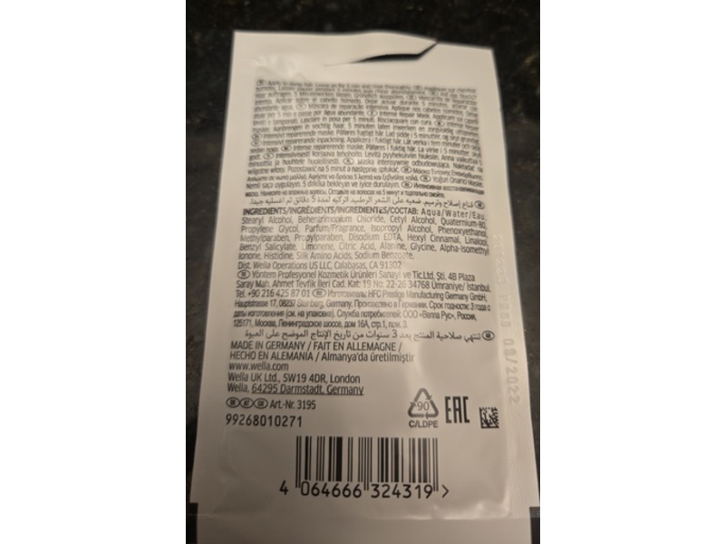 Wella Fusion Intense Repair Mask, 0.5 fl oz/15 mL