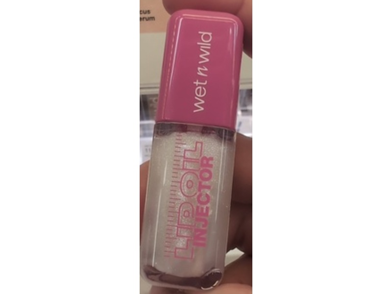 wet n wild Injector Lip Oil, Shimmer Me Baby, 0.24 fl oz/7 mL