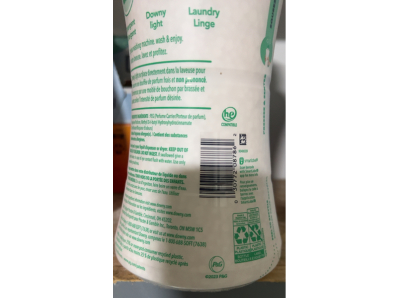 Downy Light Laundry Scent Booster Beads, Woodland Rain, 24 oz/680 g